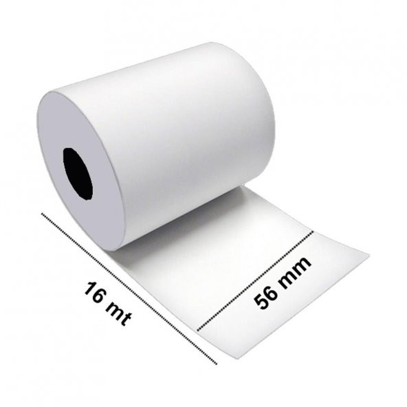 Termal Pos Kağıdı Yazarkasa Rulosu 56x16 10 Adet 1 Paket Artlantis Pos Kağıdı Yazar Kasa Rulosu 56*16 1 Paket - 3