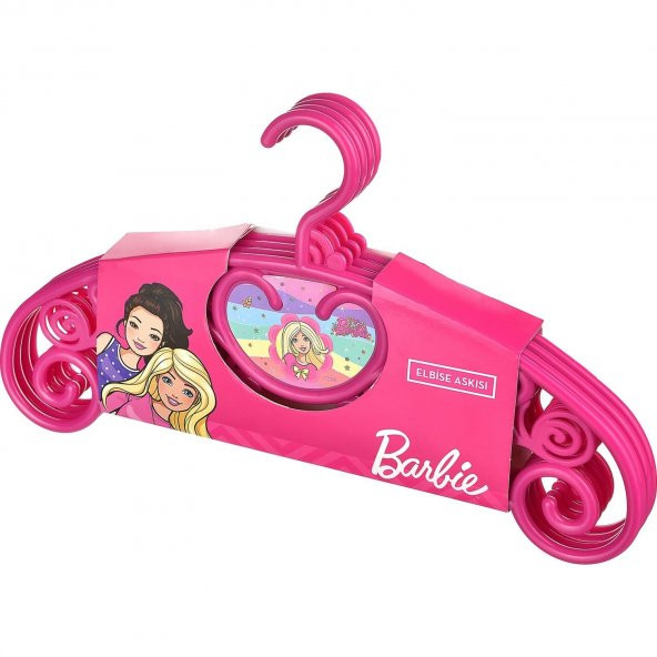 TUFFEX 4 ADET BARBIE KIZ ÇOCUK ELBİSE ASKISI