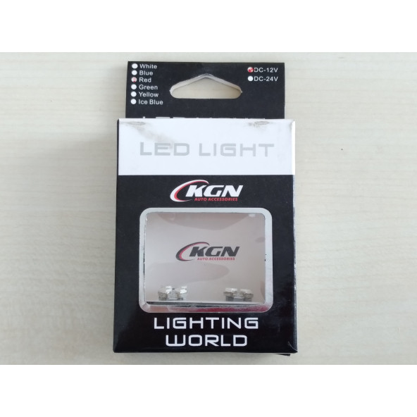T10 DİPSİZ LED AMPUL (4 ÇİPLİ) KIRMIZI 12V (2ADET FİYATI) T10 GÖSTERGE, PARK, SİNYAL, PLAKA AMPULU - 5