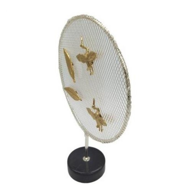 Crearthome Çember Metal Gümüş Renk Dekoratif Obje 36x25 cm SMT-5-PL - 2