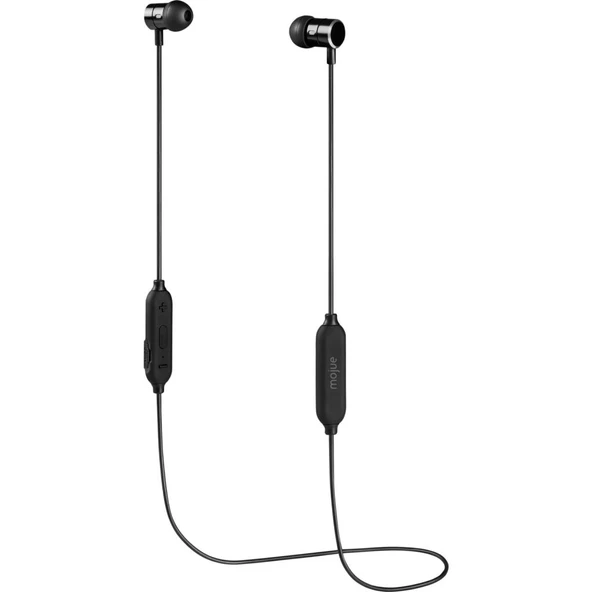 Mojue Mıknatıslı Bluetooth Kulaklık Siyah - 3KM122S - 3