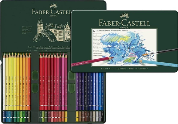 Faber Castell Albrecht Dürer 60'lı Sulandırılabilir Kalem Seti / 117560 ürün görseli