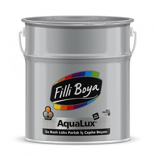 Filli Aqualüx Su Bazlı Kokusuz Ahşap Metal Boyası 15 Lt Beyaz - 1