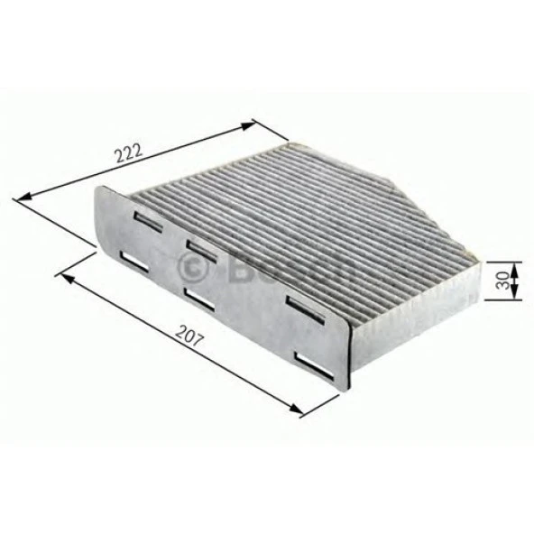 Bosch 1987432365 Polen Filtresi Doblo 1.2-1.3Jtd-1.3D-1.4-1.6 16V-1.9Jtd (01-)- Idea 1.2 16V-1.4-1.3Jtd-1.3Mtj-1.9Jtd