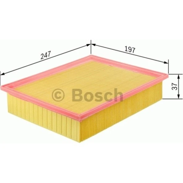 Bosch Hava Filtresi Fı Palio 1 4 1 6 96 E.No 0 986 Tf0 085