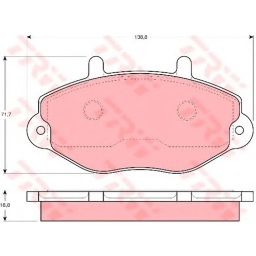 On Balata Transıt T15 2.0 2.5 Dı 2.5td 2.5 Tdı 09.91-03.00 Cap 138.8- 72 -18.8 Gdb1080