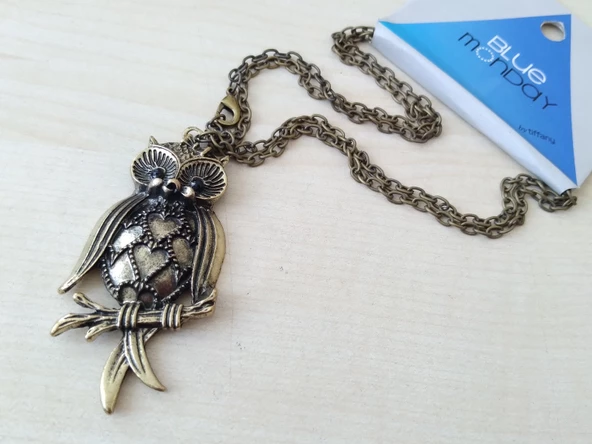 BAYKUŞ AYNA SÜSÜ, BAYKUŞ ASKI SÜSÜ (METAL NİKELAJ) BAYKUŞ ASMA SÜSÜ