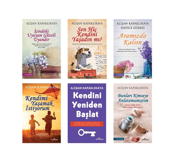 Alişan Kapaklıkaya Seti 6 Kitap Takım - Yediveren Yayınları