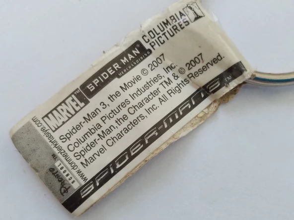 Spiderman Anahtarlık (Lisanslı) ELASTİK (Spiderman MASKOT) ÖRÜMCEK ADAM Asma Süs, OTO ANAHTARLIĞI - 4