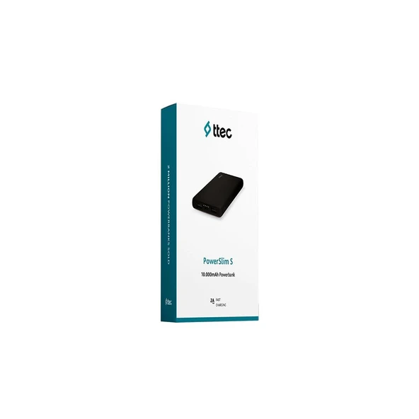 TTEC PowerSlim S Powerbank Şarj Cihazı 10000mAh Siyah - 2BB135S - 7