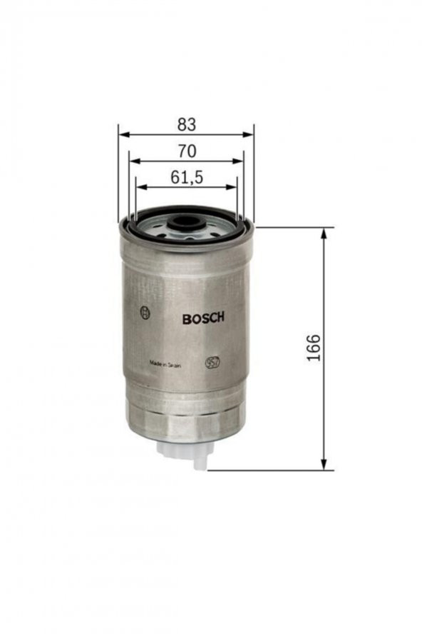 Bosch 1457434310 Mazot Filtresi Punto 1999 - 1.9 Jtd (188...