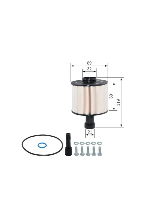 Bosch-f026402825 Mazot Filtresi Captur 2013 - 1.5 Dci 110...