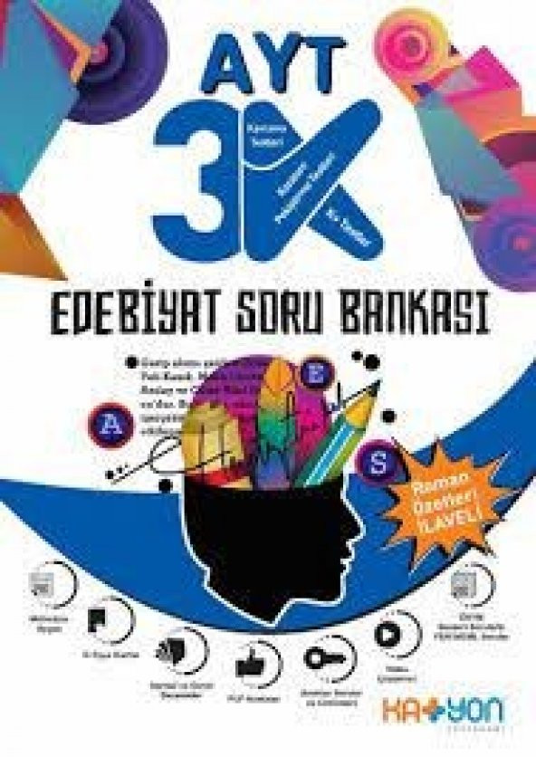 AYT 3K Edebiyat Soru Bankası Katyon Yayınları