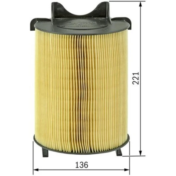 Bosch Hava Filtresi Golf-Caddy Iıı-Passat-Jetta Iıı-Touran-Toledo Iıı-Octavıa-Leon1.2tsı-1.4tsı-1.6-2.0fsı 1457433576