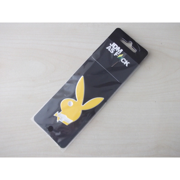 PLAYBOY LOGOSU 7x4,5cm KABARTMA SPORT ARMA SARI (PLAYBOY ARMASI) PLAYBOY YAZISI - PLAYBOY LOGO