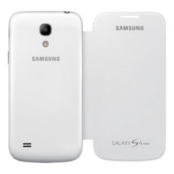Samsung i9190 Galaxy S4 Mini Orjinal Flip Cover Kılıf - Beyaz (Outlet)