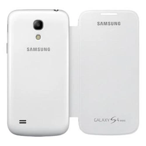 Samsung i9190 Galaxy S4 Mini Orjinal Flip Cover Kılıf - Beyaz (Outlet) - Resim 2