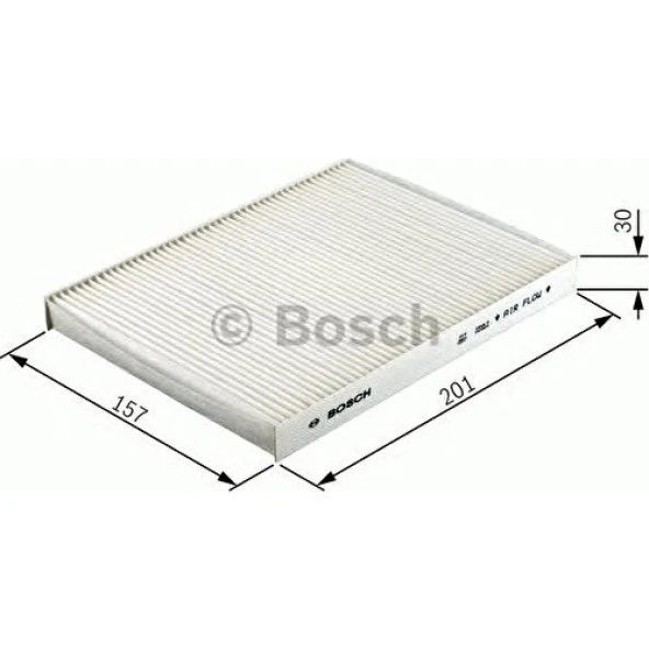 Bosch 1987432136 Polen Filtresi P207 1.4-1.4Hdı-1.6Hdı-1.4 16V-1.6 16V (06-)- C3 Iı 1.4-1.4Hdı-1.6Hdı (09-)