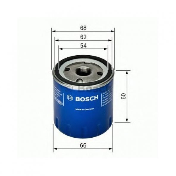 Bosch 0451104025 Yağ Filtresi Clıo I -Iı-Iıı - Kng-Express-Twng-Modus-Sandero 1.2 - 1.2 16V