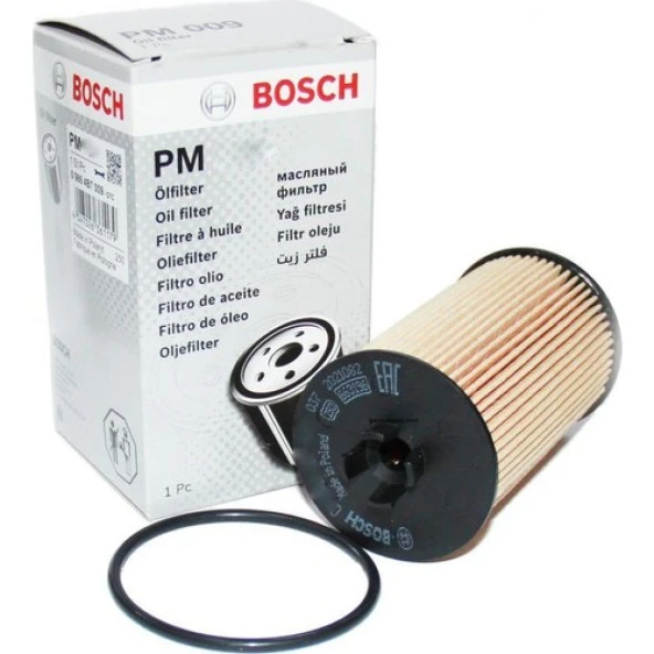Bosch Opel Astra J 1.6 Yağ Filtresi 2010-2016 A16XER B16XER
