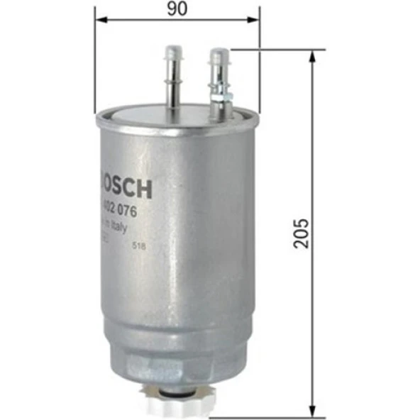 Bosch Yakıt Filtresi Fıorıno-Doblo-Lınea 07 1.3jtd-Punto Iıı 1.3jtd-1.9jtd-Stılo 1.9jtd F026402076