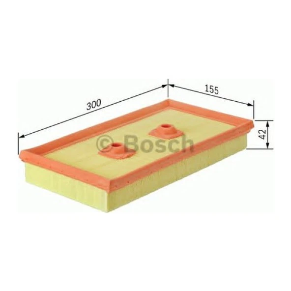 Bosch Hava Filtresi 42X300X155 Golf V 1.6 Fsı 03 Bag