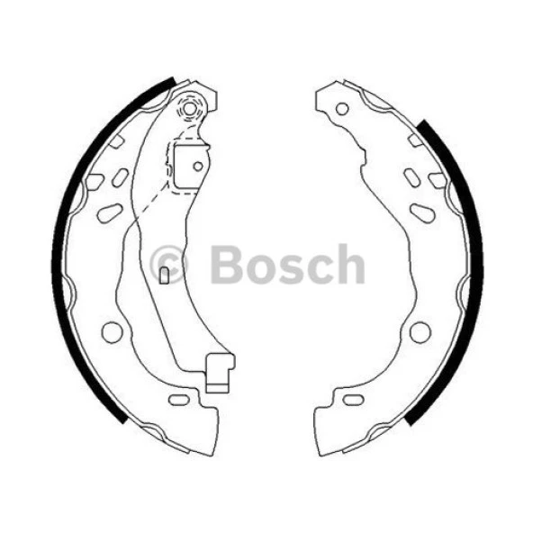 Bosch Pabuçlu Balata 203X38Mm Logan 1.4.1.6 04