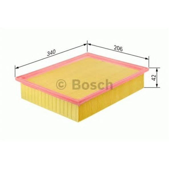 Bosch 1457433740 Hava Fıltresı ( Opel : Vectra B 1.6 16V Z16xe 2.0 16V