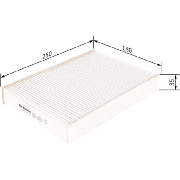 Bosch Polen Filtresi Nıssan Qashqaı 14 Renault Kadjar 15 Megane Iv 16 Talisman 16 Tüm Motorlara 1987435057 ürün görseli 1