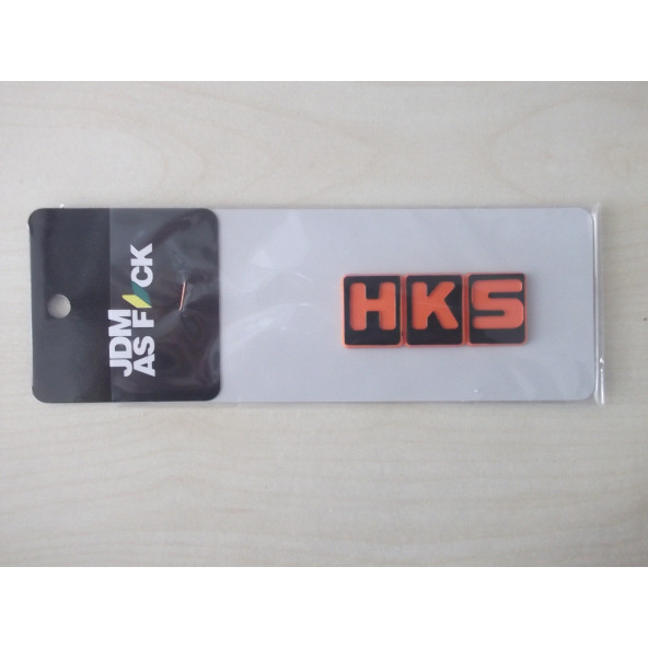 HKS YAZISI 6x2,5cm KABARTMA SPORT ARMA SİYAH (HKS ARMASI) HKS LOGOSU ürün görseli