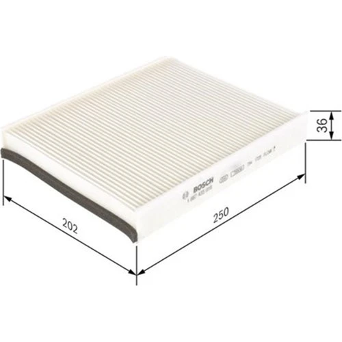 Bosch Polen Filtresi Karbonsuz Ford Focus Iıı 2011 2015 Kuga 13 Connect 13 Volvo V40 2012 2015 1987435018 ürün görseli 1