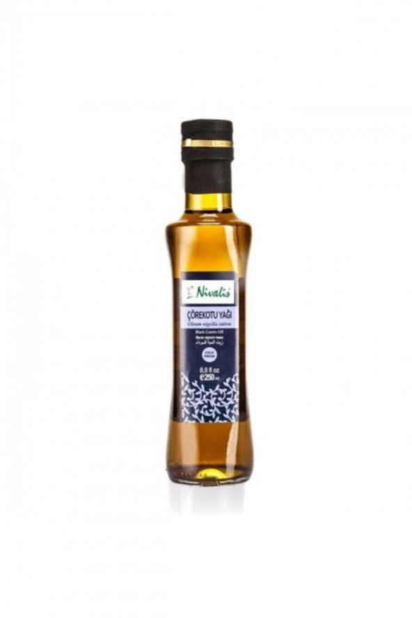 Çörek Otu Yağı Soğuk Pres Cam Şişe 250 ML