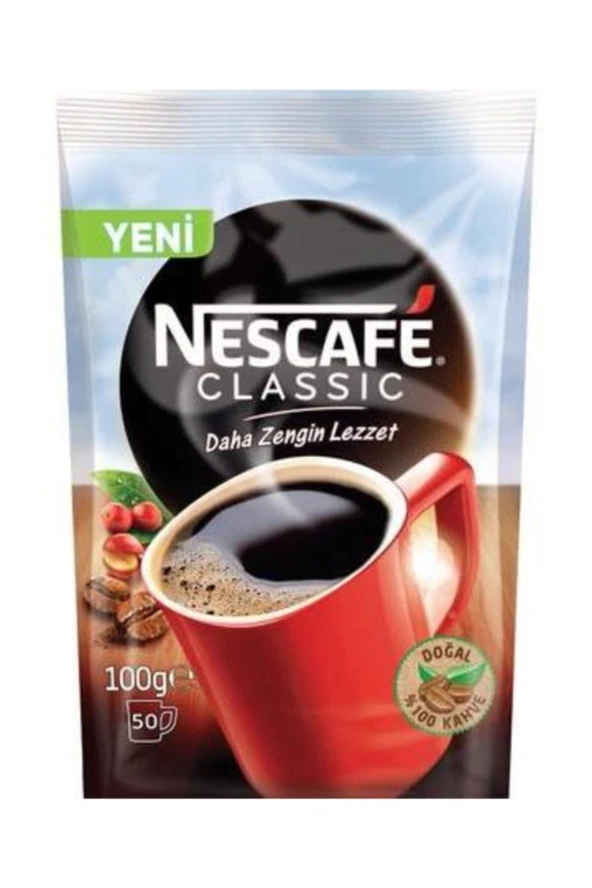 Nescafe Classic Kahve 100 Gram Zengin Lezzet