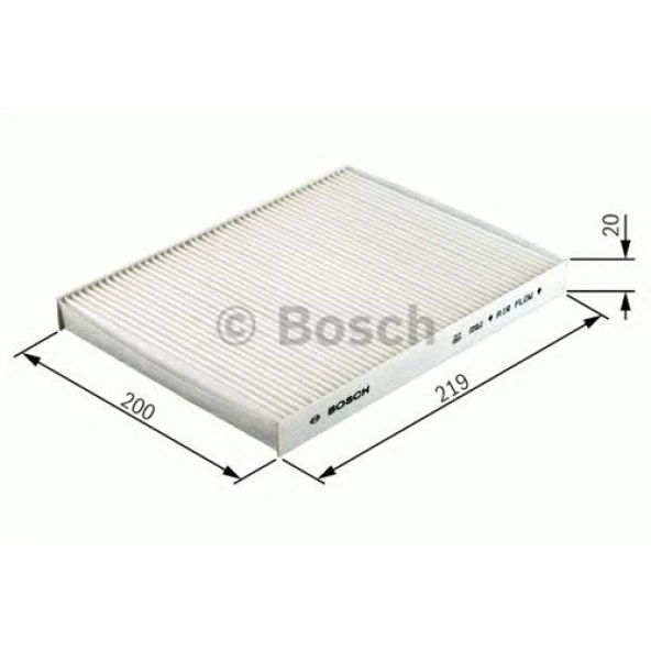 Bosch 1987432088 Polen Filtresi Corolla 1.4D-1.4Vvti-1.6Vvti-2.0D (02-)- Avensıs 1.6-1.8-2.0-2.0D (03-)