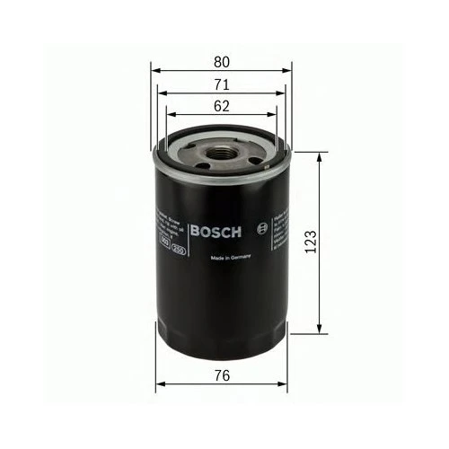 Bosch 0451103314 Yağ Filtresi Caddy-Golf-Jetta-Passat-Polo-Bora-T5-Lt28-35-Lt40-55-Ibıza-Leon-Toledo-Octavıa