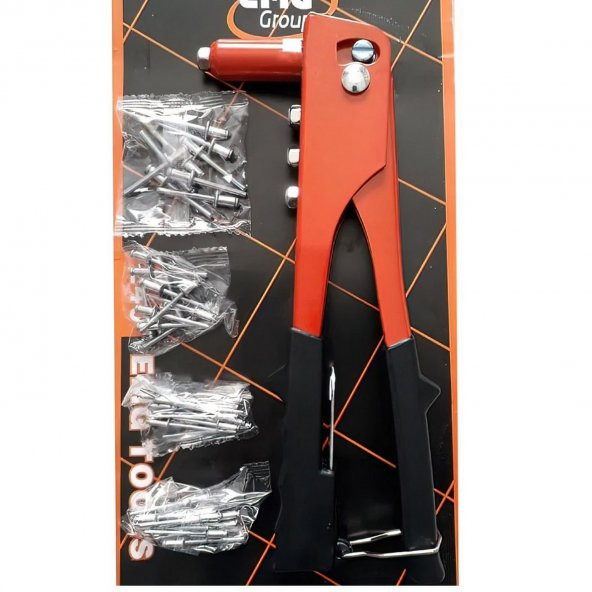 Perçin Makinası Tabancası Elle Sıkım Perçin Aleti 40 Adet Perçin Hediyeli Perçinleme Tabancası