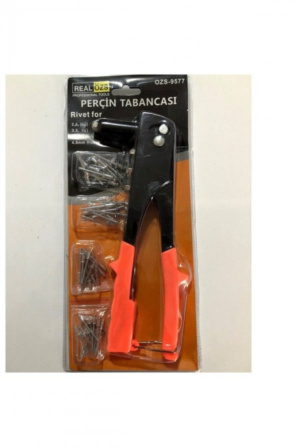 Perçin Makinası Tabancası Elle Sıkım Perçin Aleti 40 Adet Perçin Hediyeli Perçinleme Tabancası - 3