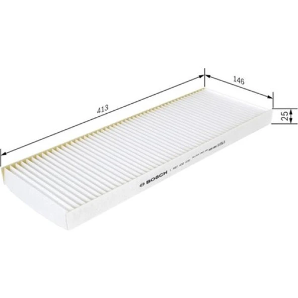 Bosch Polen Filtresi Vectra B 1.6i-16i 16V-1.8İ 16V-2.0-2.0İ 16V-2.5İ V6-2.6i V6 95-02 1987432030 1987432030 ürün görseli 1