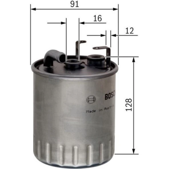 Bosch Yakıt Filtresi Mercedes A Serisi-V Serisi-Vıto-Sprınter 2t-3t-4t 0986TF0049 0450905930