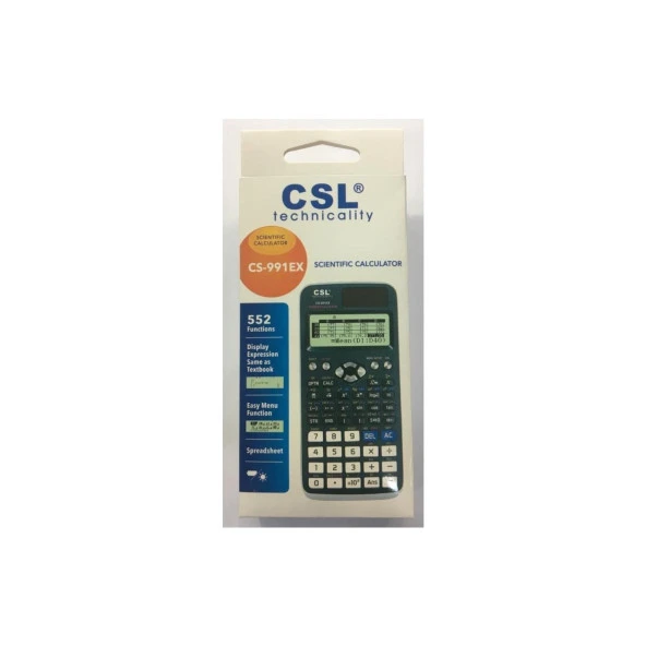 Caslo Cs-991Ex 552 Fonksiyon Bilimsel Hesap Makinesi - 2