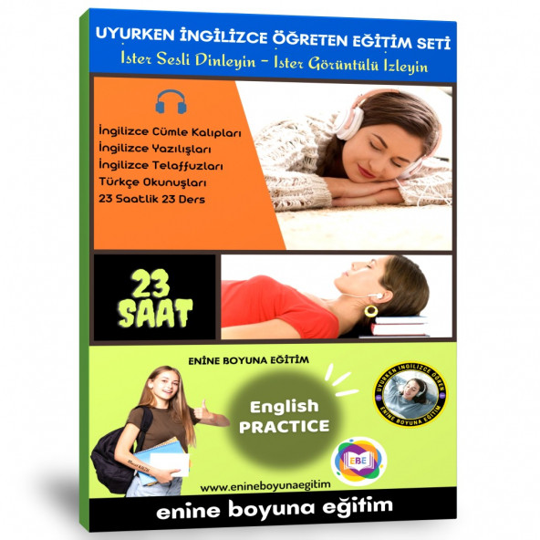 Uyurken İngilizce Öğreten Eğitim Seti