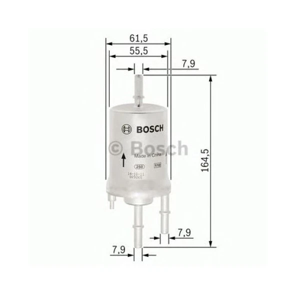 Bosch 0450905959 Yakıt Filtresi Ibıza V-Leon-Toledo Iıı-Octavıa-Eos-Golf V-Jetta Iıı-Passat-Polo-Scırocco-Touran