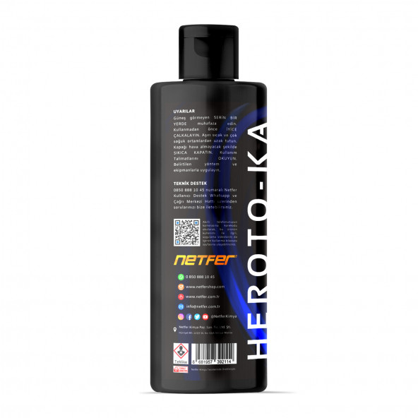 Netfer Heroto-KA Kalın Çizik Giderici Pasta - 250 mL - 2