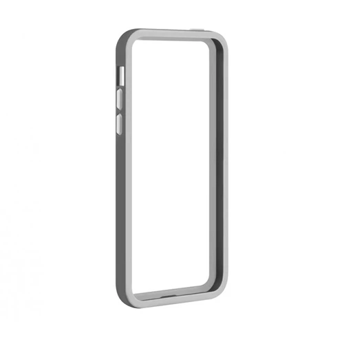 Tavik Apple iPhone 5C Kılıf Bumper Siyah - Gri PKG1659