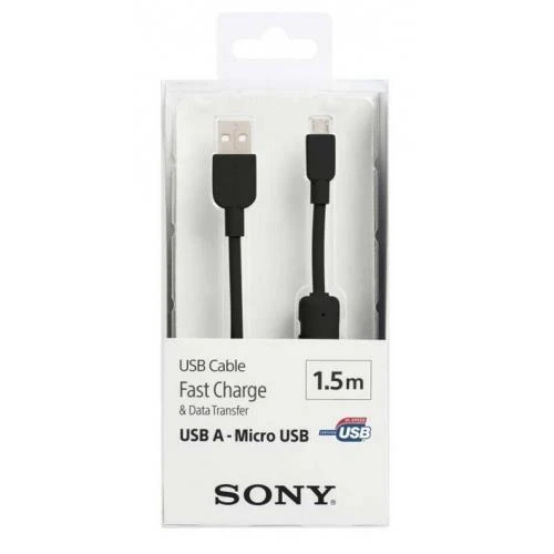 SONY CP-AB150 Orjinal Hızlı Şarj Micro Usb Data ve Şarj Kablosu - Siyah - 3