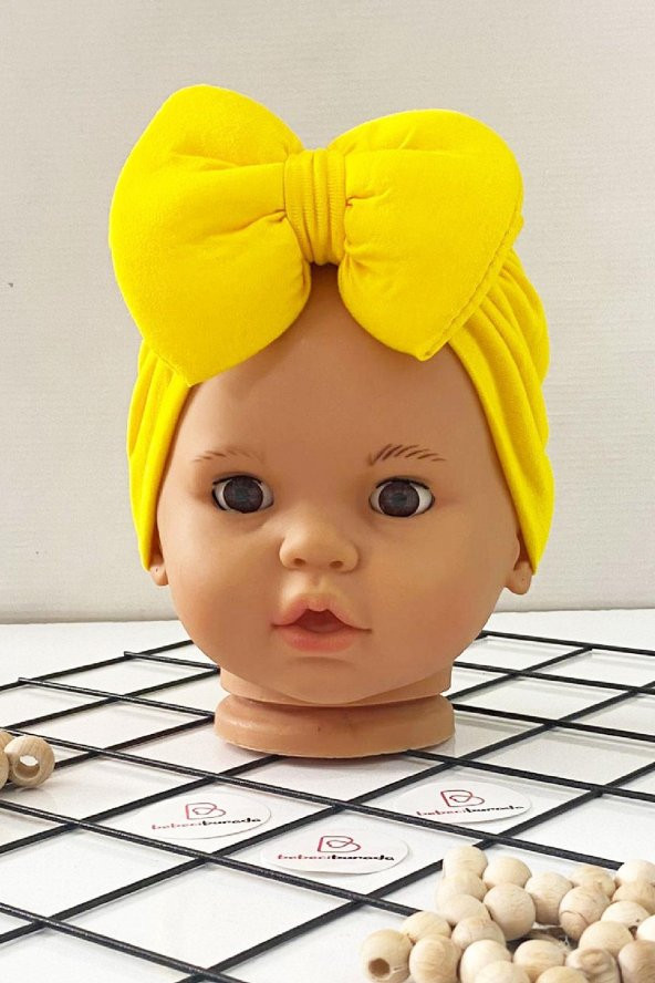 Kız Bebek Fiyonklu Bone 0-12 Ay - 5
