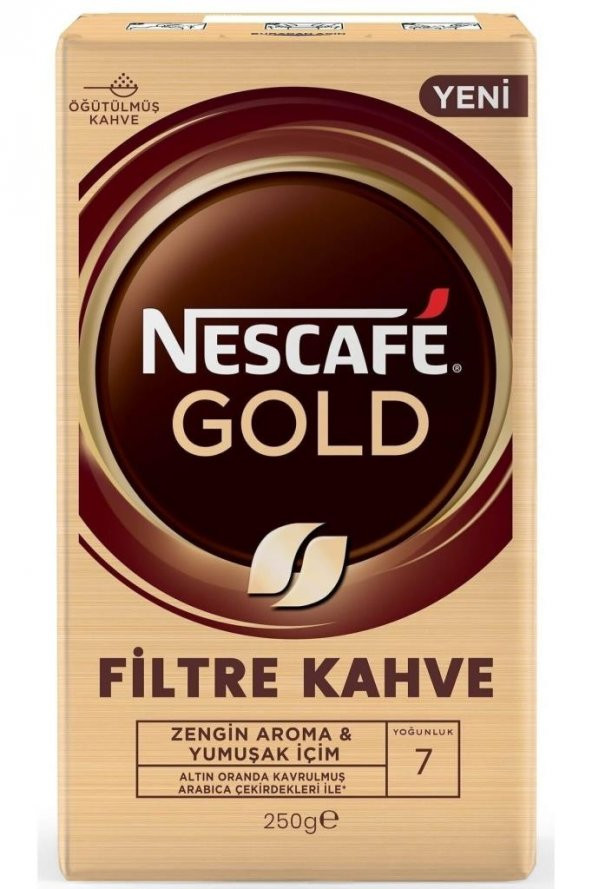 Nescafe Gold Filtre Kahve 250 Gr 4lü