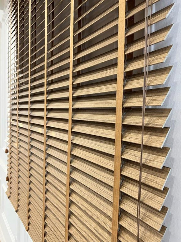 Jaluzi Perde Lake Polywood 50mm Ofis Modern Ve Tüm Mekanlar Için Kahverengi 200 x 100 - 4
