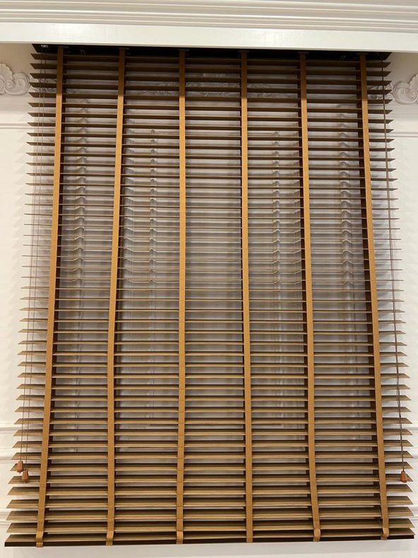 Jaluzi Perde Lake Polywood 50mm Ofis Modern Ve Tüm Mekanlar Için  Kahverengi 200 x 150 - 2