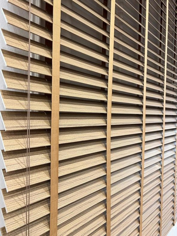 Jaluzi Perde Lake Polywood 50mm Ofis Modern Ve Tüm Mekanlar Için  Kahverengi 200 x 200 - 5